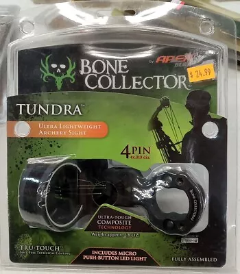 Bone Collector Tundra 4-Pin Ultra Lightweight  Archery Sight 3.8 OZ • $24.99