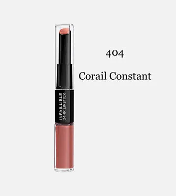 L'Oreal Paris Infallible Longwear 2 Step Lipstick 24HR - CHOOSE VARIOUS SHADES • £7.99