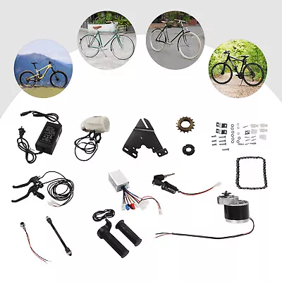 24V 250W Electric Bike Conversion Kit Pure Copper Brush Motor For Bicycle Chain • $72.20