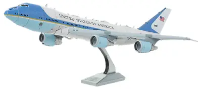 Fascinations Metal Earth Boeing 747 AIR FORCE ONE Aircraft 3D Steel Model Kit • $16.95