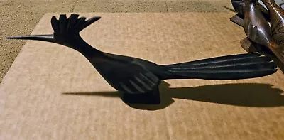 Vintage Desert Roadrunner Bird Ironwood Hand Carved Figurine Southwest Art • $21.50