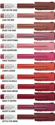 MAYBELLINE SuperStay Ink Lip Crayon SEALED - Various Shades • £5.49