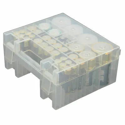 Plastic Battery Box Storage Case Holder Organizer For AA AAA C D 9V Batteries • $8.85