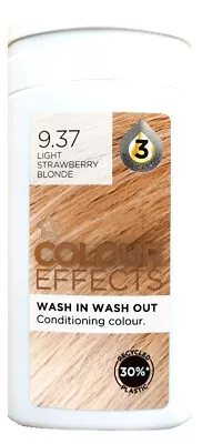 Superdrug Condition Hair Colour Effect Wash In Out Light Strawberry Blonde 9.37 • £5.60
