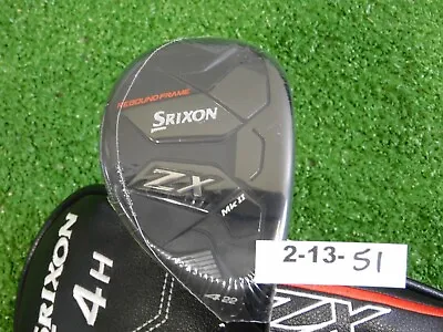 Srixon ZX MK II 22* 4 Hybrid Rescue HZRDUS Smoke RDX 80g 6.0 Stiff With HC New • $223.19