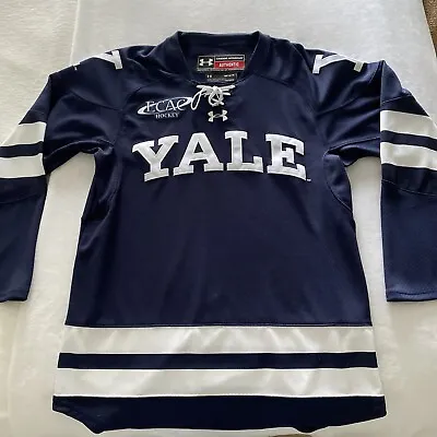 Under Armour Yale Bulldogs NCAA Men’s Navy Replica Hockey Jersey • $139.99