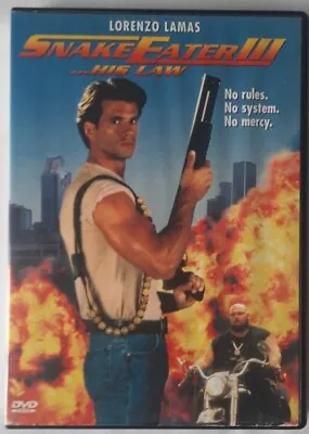 Snake Eater 3 ... His Law - Lorenzo Lamas Minor Mustain - Canadian Import Dvd • £10.99