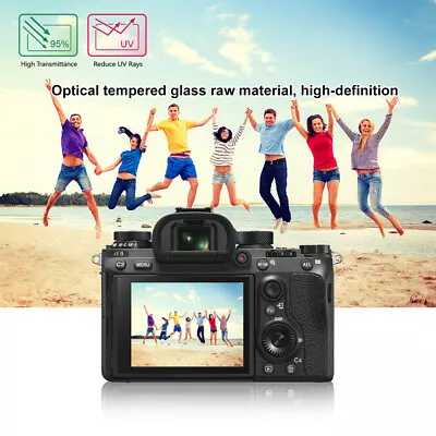 $4.79 • Buy HD Clear Glass LCD Screen Protector Film For Sony ILCE-9/A6500/RX100 Camera 2F8