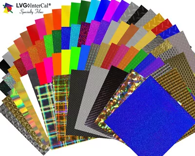 8 Sheets 12  X 12 - LVG Specialty Craft & Hobby Cutting Vinyl - *80 Choices* • $17.77