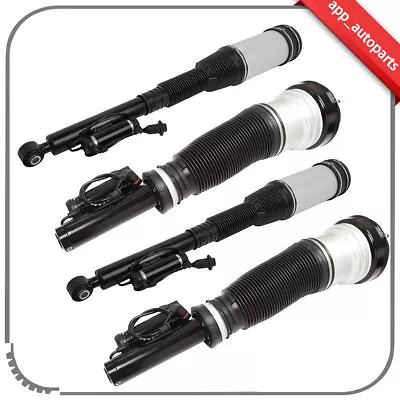 For Mercedes W220 S320 S430 S500 S600 4PCS Front Rear Air Suspension Struts Set • $445.99