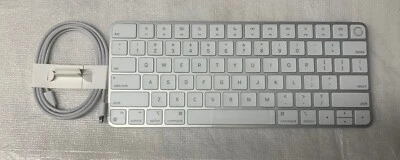 $129 • Buy NEW Apple Magic Keyboard With Touch ID (A2449) With USB C To Lightning Cable