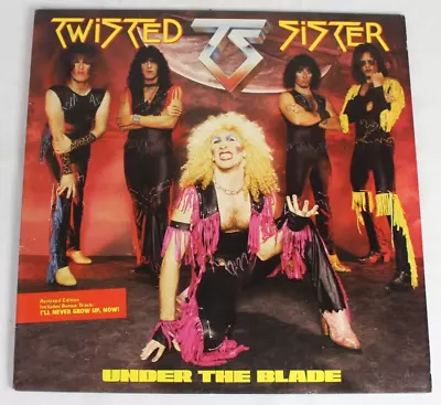 TWISTED SISTER Under The Blade Vinyl LP Record Album 1985 Atlantic 812561Y • $9.99
