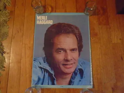 Promo Poster MCA Records Merle Haggard 1978 18 X 24 ID:88013 • $10