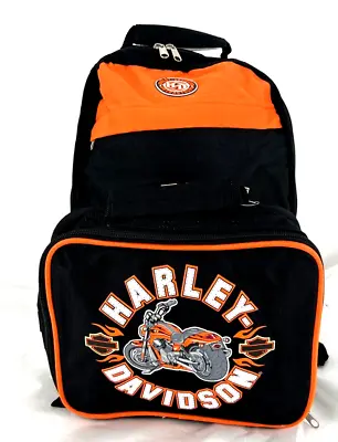Harley Davidson® Backpack With Insulated Lunch Bag Cooler • $37.99