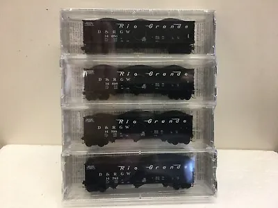 N Scale Micro Trains MTL Special Run 04-44 DRGW Hoppers W/Loads 4-Pack • $140