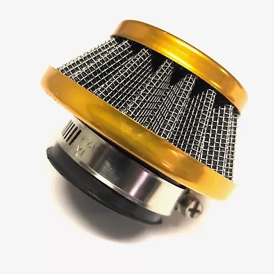 35mm Gold Air Filter For Dellorto PHVA PHBG Carburetors L@@K Tomos Moped • $8.88