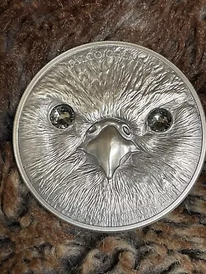 2016 500 Togrog Mongolia SAKER FALCON Wildlife Protection 1 Oz Silver Coin • $215