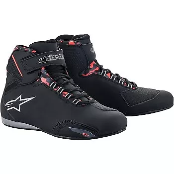 Alpinestars Sektor Waterproof Shoes (10 Black/Gray/Red) • $128.73