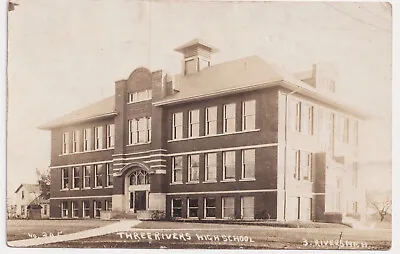 $14.99 • Buy Michigan Three Rivers High School (pesha?) Real Photo 1910 To Buckmaster, Osseo