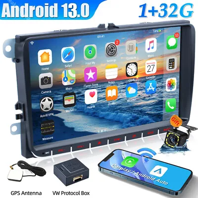 For VW Volkswagen Jetta Passat Android Car Stereo Radio For Apple Carplay GPS BT • $79.99