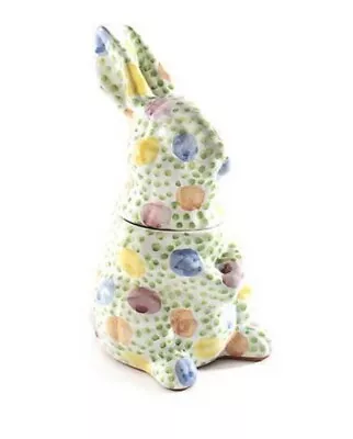 MACKENZIE CHILDS Ceramic HONEY BUNNY POT • $98