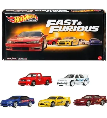 Hot Wheels Fast & Furious Set Bundle 5 Pack Skyline Silvia Maxima Jetta Original • £64.99