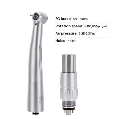 Dental LED Fiber Optic High Speed Handpiece 6Holes Quick Coupling • $35.87