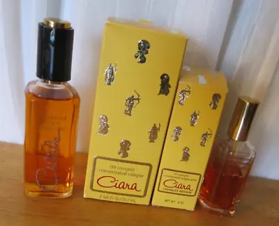Ciara By Charles Revson 80 Strength Concentrated Cologne Splash Spray Vintage • $24.99