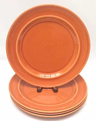 Four (4) Metlox Poppytrail COLORSTAX Terra Cotta Dinner Plates 10 3/4” • $63.75