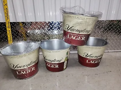 *Lot Of 4* Rare Yuengling Lager Beer Ice Buckets *NEW* Bar  • $35