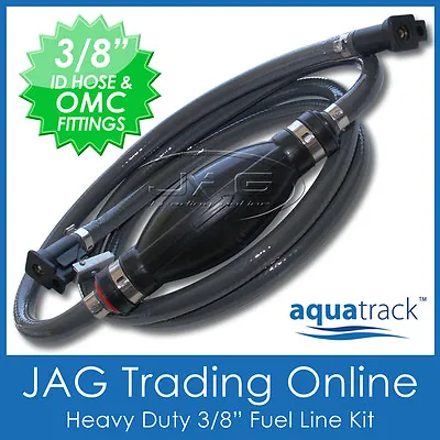 3/8  OUTBOARD FUEL LINE - JOHNSON EVINRUDE/ETEC OMC - 10mm ID Boat/Marine Hose • $21.50