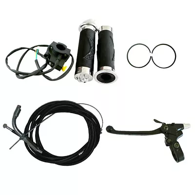 Handlebar Grip Set&Throttle Cable Clutch Cable For 66cc 80cc Motorized Bicycle • $19.99