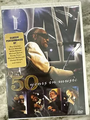 Ray Charles 50 Years In Music On DVD Live Performances Filmed 1991 ~ New Sealed • $11.64