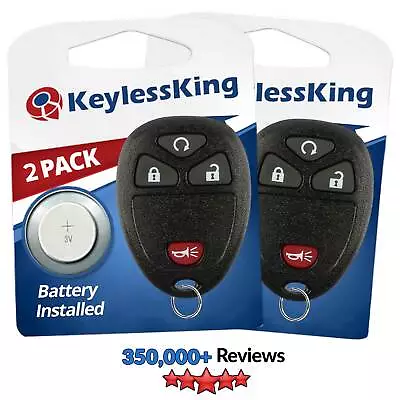 2 New Replacement Remote Start Keyless Entry Key Fob Control For 15913421 • $11.89