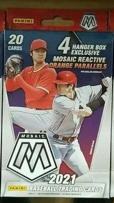 2021 Mosaic Baseball Hanger Box Factory Sealed  20 CARDS ORANGE • $9.96