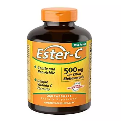 American Health 500 Mg Ester-C With Citrus Bioflavonoids 240 Capsules • $46.08