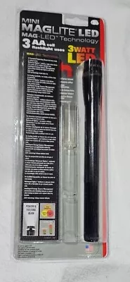 3AA Maglite  Flashlight RARE Excellent Condition NOS 3 Watt LED Made In USA  • $84.99