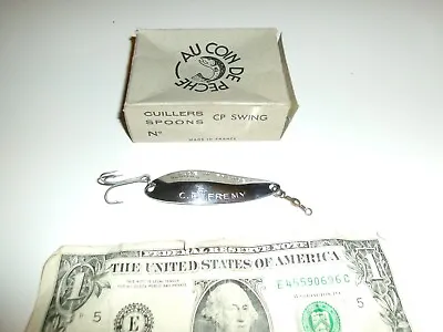 Vintage C P Fremy 2-5/8  Spoon Lure France W/ C P Swing Lure Box Au Coin - Used* • $9.99