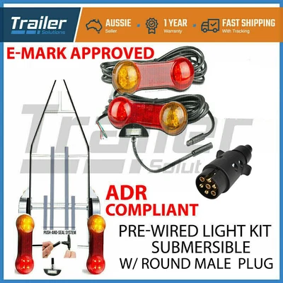 $50.69 • Buy Trailer Led Wire Kit Easy To Install Plug And Play Wiring Lamp Boat Diy