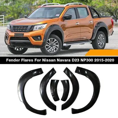 Fender Flare Wheel Arch Pocket For Nissan Navara D23 NP300 2015-2020 Matte Black • $305.69