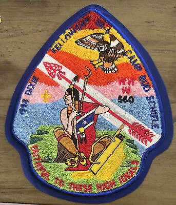 Oa Lodge #560 Eswau Huppeday 1998 Dixie Fellowship Chenille Backpatch • $20