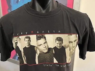 Rare Year 2000 Ricky Martin Australian Tour Tshirt Livin La Vida Loca • $47.61