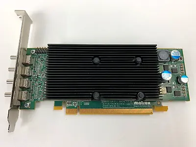 Matrox M9148 1GB DDR2 PCIe X16 4 X Mini DisplayPort Video Card • $21.95