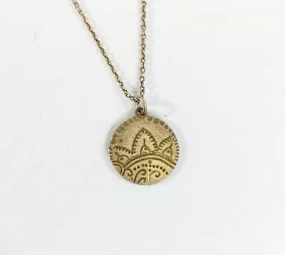 Boho Mandala Pendant Necklace - 925 Sterling Silver • $24.99