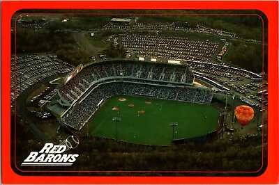 Postcard Red Barons Baseball At Lackawanna County Stadium Moosic Pennsylvania • $4.99