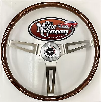 1967 1968 1969 Chevy C10 Wood Grain Comfort Grip Steering Wheel Kit. • $299.25