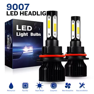 9007 HB5 LED Headlight High Low Beam For Ford F-150 1992-2003 F-250 1992-1999 2x • $29.99