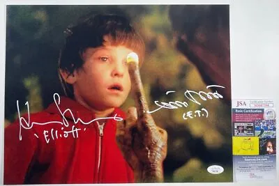 Henry Thomas & Matthew DeMeritt Signed E.T. 11x14 Photo D Autograph JSA COA • $119.95