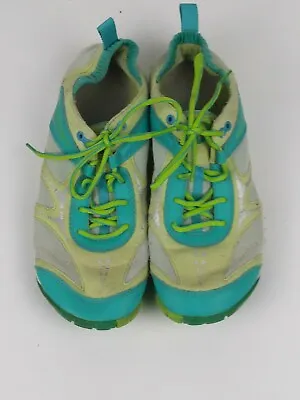 Merrell Dash Glove Calypso Vibram Womens Running Shoes Beige/Teal Sz 9 • $29.80