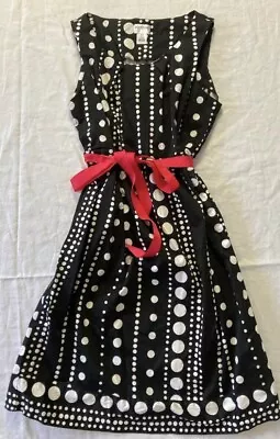 MOTHERHOOD Maternity Brand Women’s Black White Polka Dot Dress Size M • $14.99